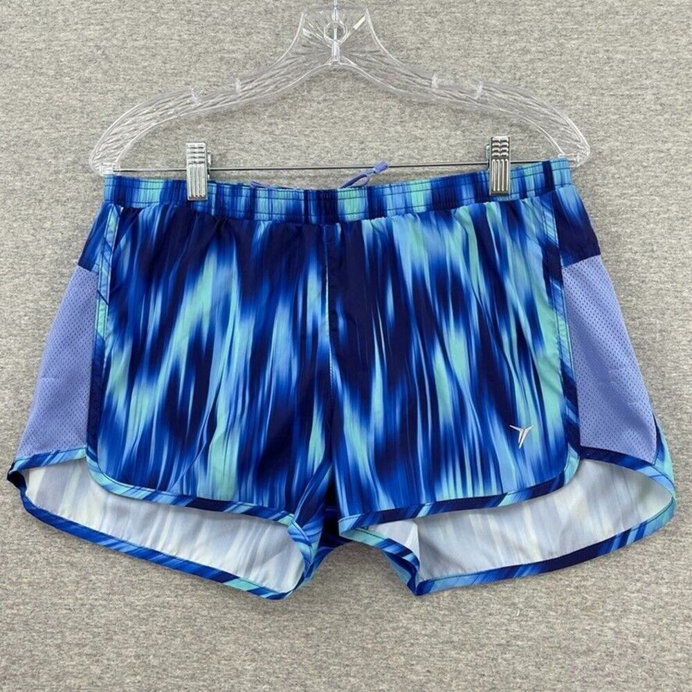 Danskin Shorts Womens Medium Blue Running Activewear Workout Yoga Gym Hiking